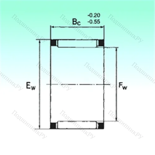 Подшипник игольчатый радиальный KZK 28x33x14