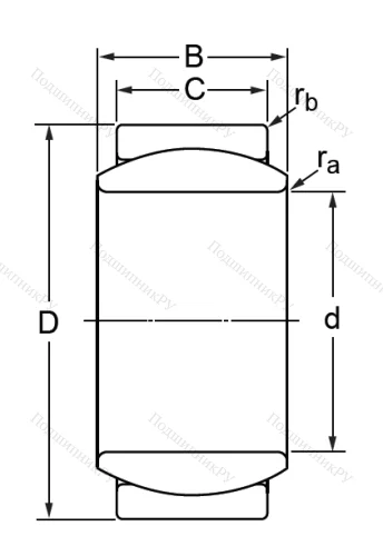 Шарнирный подшипник GE 6 E в Кемерове