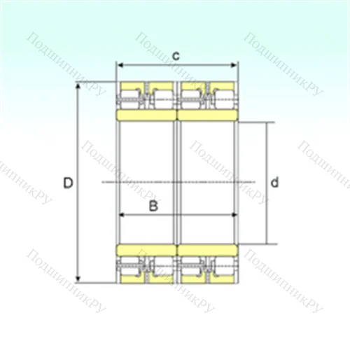 Подшипник роликовый радиальный FCDP 180256930 от производителя  ISB Подшипник роликовый радиальный FCDP 180256930 от производителя  ISB