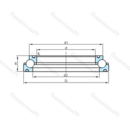 Подшипник шариковый радиально-упорный PSL 212-311