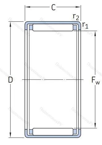 Подшипник 942/30 (HK 303824) в Кемерове