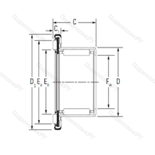 Подшипник комбинированный RAX 725