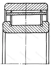 Модификация подшипника 954712К1 размер 60x120x58/60 ГПЗ-600