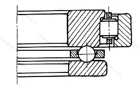 Модификация подшипника 608820Л размер 100x160/140x27,8 от производителя  ГПЗ-4 Модификация подшипника 608820Л размер 100x160/140x27,8 от производителя  ГПЗ-4
