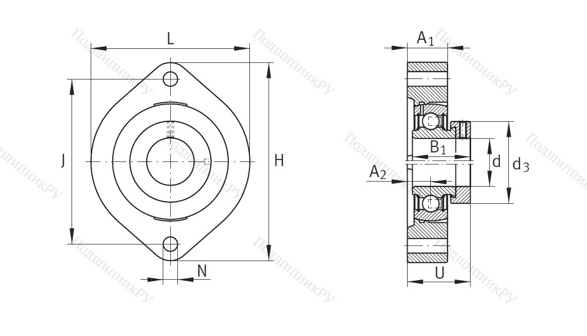 Подшипниковый узел FLCTE 30 XL в Кемерове