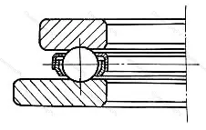 Модификация подшипника 958705К размер 25x47/56x16 от производителя  ГПЗ-20 Модификация подшипника 958705К размер 25x47/56x16 от производителя  ГПЗ-20