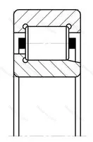 Подшипник  42340 (NJ 340) размер 200x420x80 от производителя  CRAFT