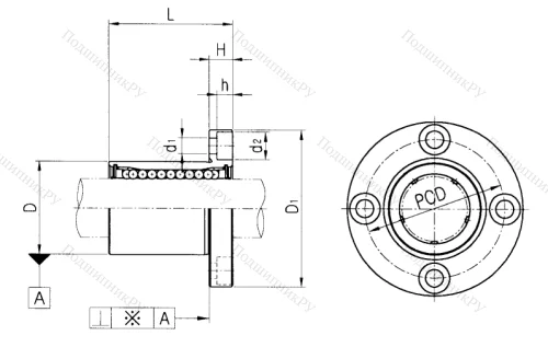Подшипник LMF 35 UU в Кемерове