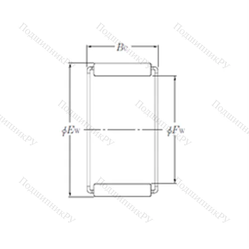 Подшипник игольчатый радиальный PCJ 647216 от производителя  NTN Подшипник игольчатый радиальный PCJ 647216 от производителя  NTN