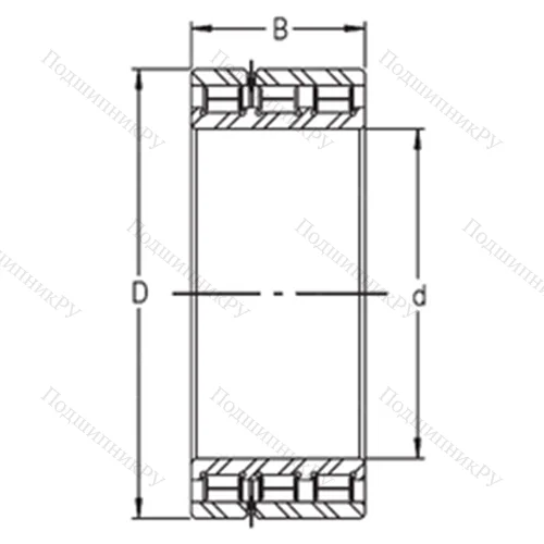 Подшипник роликовый радиальный SL 14 930