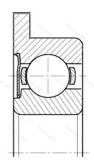 Подшипник  860034 размер 4x16x5 от производителя  ГПЗ-24