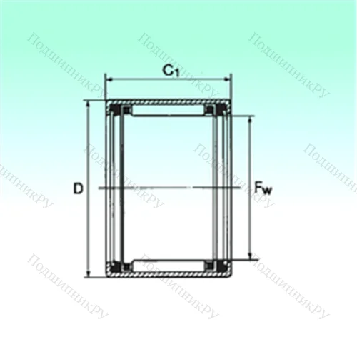 Подшипник игольчатый радиальный HK 3024 2RS