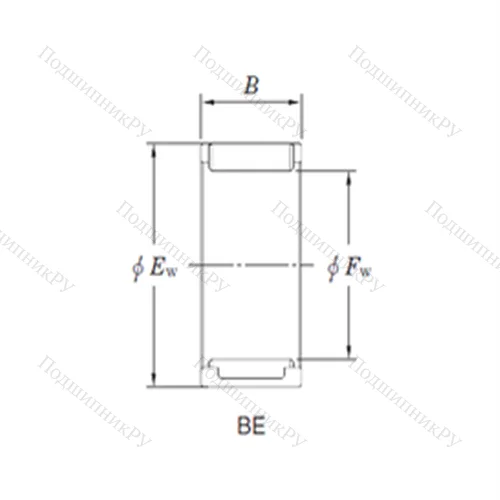 Подшипник игольчатый радиальный BE 273418ASB 1