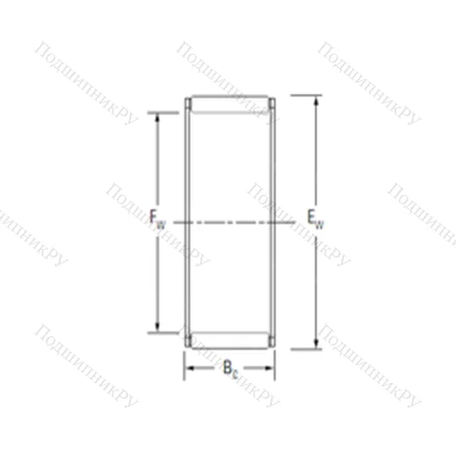 Подшипник игольчатый радиальный K 45X 55X 20H