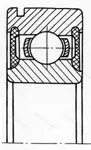 Подшипник 6313 2RSN размер 65x140x33 от производителя  SKF Подшипник 6313 2RSN размер 65x140x33 от производителя  SKF