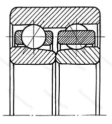 Подшипник  3307D (3086307) 
