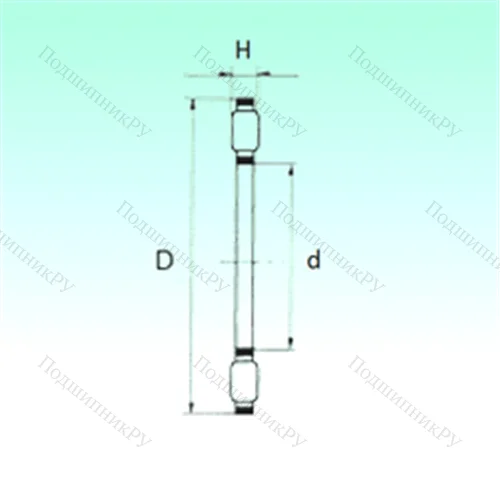 Подшипник роликовый упорный K 81105TN от производителя  NBS Подшипник роликовый упорный K 81105TN от производителя  NBS