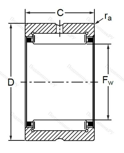 Подшипник RNA 4902 (4254902 K ГОСТ) в Кемерове