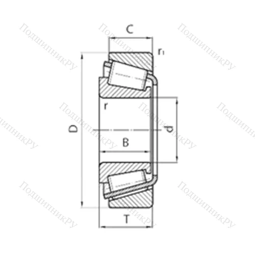 Подшипник роликовый радиально-упорный 332330B/Q от производителя  SKF Подшипник роликовый радиально-упорный 332330B/Q от производителя  SKF