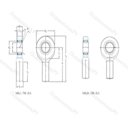 Подшипник скольжения сферический SAL 35TXE-2LS