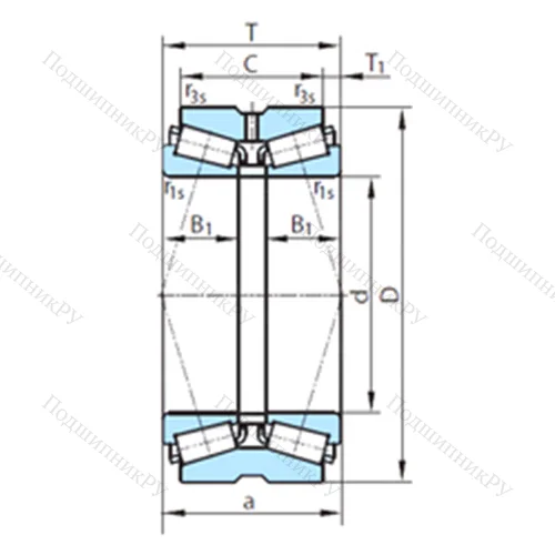 Подшипник роликовый радиально-упорный PSL 610-21