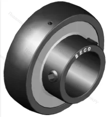 Высокотемпературный корпусной подшипник UC 208 BHTS ZZ 280° BECO в Кемерове