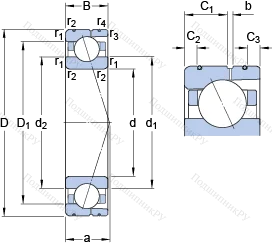 Подшипник 7028 ACD/P 4AL в Кемерове