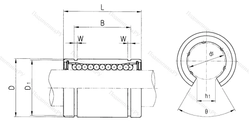 Подшипник LM 30 UU OP в Кемерове
