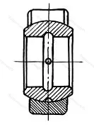 Подшипник  2ШСЛ50 размер 50x90x28/54