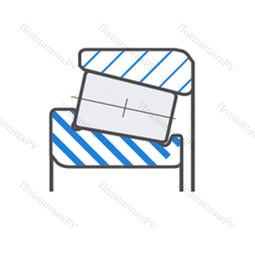 Подшипник роликовый радиально-упорный EC 0-CR-07A 75STPX#07 от производителя  NTN