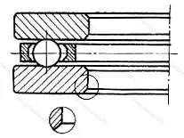 Подшипник  7008903 размер 17x28x5