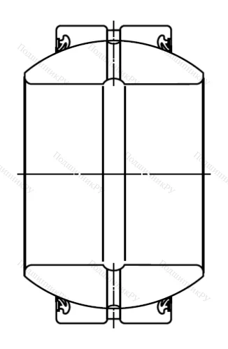 Шарнирный подшипник GE 30 ES 2RS в Кемерове