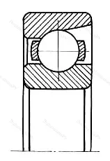 Модификация подшипника 4-708054П размер 6x13/30x31 от производителя  ГПЗ-200