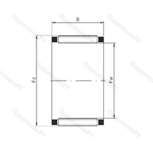Подшипник игольчатый радиальный K 25x29x13 от производителя  CX Подшипник игольчатый радиальный K 25x29x13 от производителя  CX