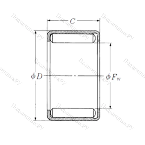 Подшипник игольчатый радиальный Y-228 от производителя  NSK Подшипник игольчатый радиальный Y-228 от производителя  NSK