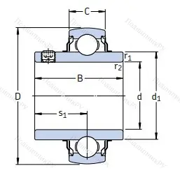 Корпусный подшипник YAR 206-2RF в Кемерове
