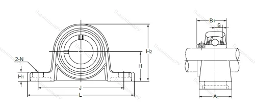 Подшипник UP 001 (LDK) в Кемерове