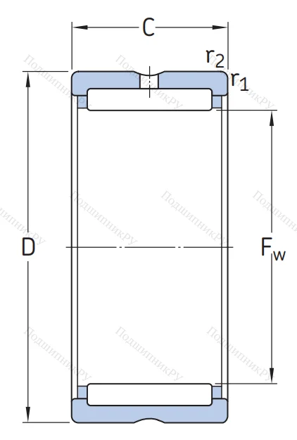 Игольчатый подшипник RNA 6904