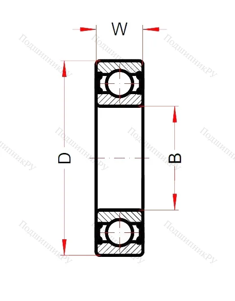 Высокотемпературный подшипник 6203 BHTS ZZ 280°