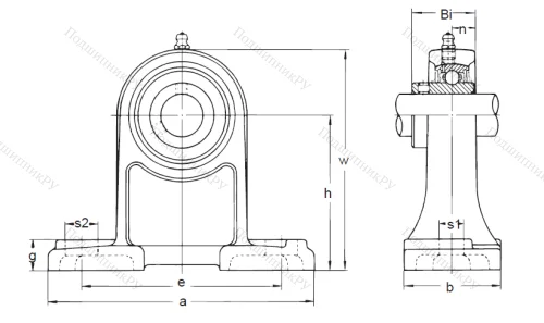 Подшипниковый узел UCPH 209 в Кемерове