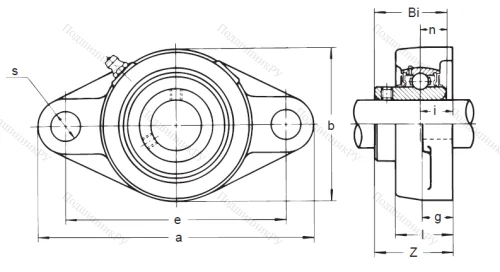 Подшипниковый узел UCFL 206 в Кемерове