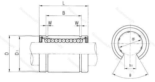 Подшипник LME 40 UU OP в Кемерове