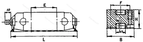 Подшипник  РС-38Л размер 133x52x38