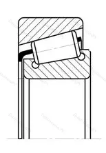 Модификация подшипника 7804У размер 19,05x45,25x15,4