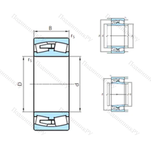 Подшипник роликовый радиальный самоцентрирующийся PSL 512-306