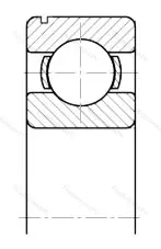 Подшипник 6005 N размер 25x47x12 от производителя  SKF Подшипник 6005 N размер 25x47x12 от производителя  SKF