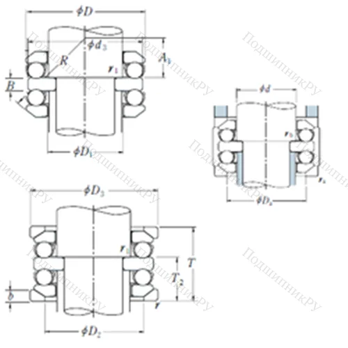 Подшипник шариковый упорный