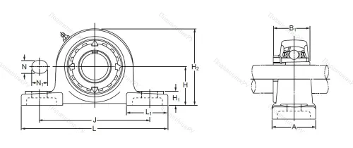 Подшипниковый узел UKP 210 в Кемерове