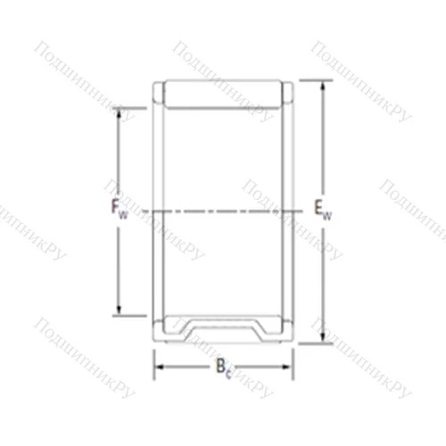 Подшипник игольчатый радиальный RV 637538-1