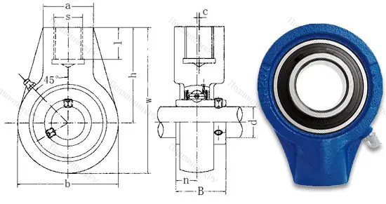 Подшипниковый узел UCHA 201